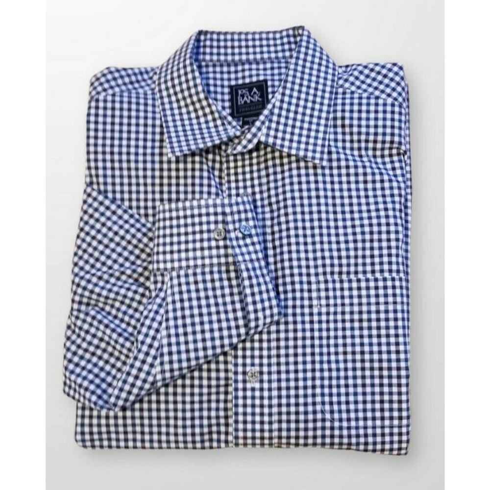 Jos. A. Banks Traveler Button Down Shirt Large 14.5x34